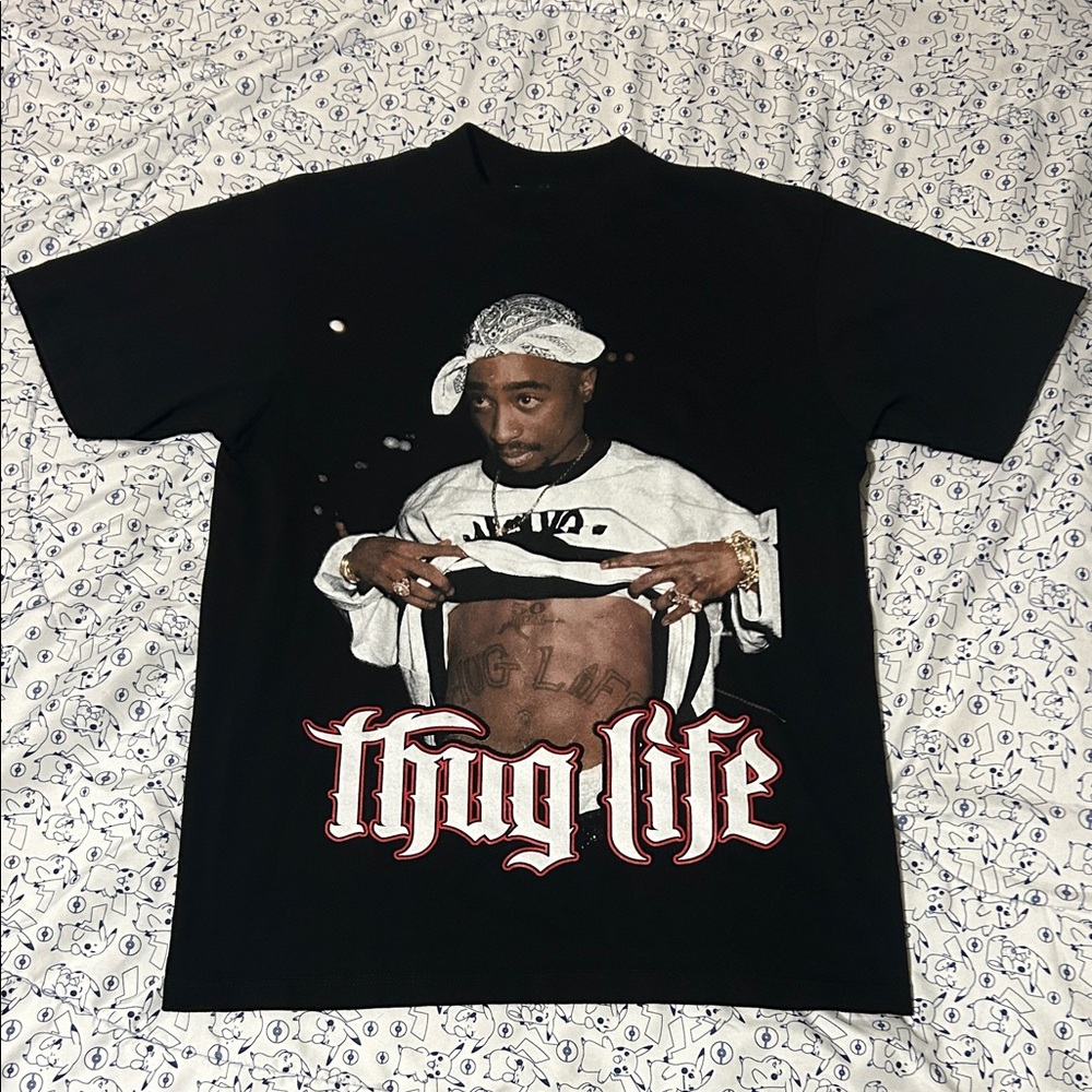 2PAC 'Thug Life's Graphic Tee Shirt